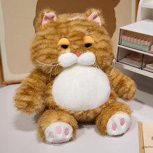 Load image into Gallery viewer, Grumpy Fat Orange Tabby Cat Soft Plush Toy - Cuddly Pot-Belly Muffin-10