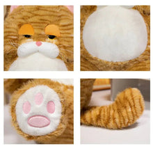 Load image into Gallery viewer, Grumpy Fat Orange Tabby Cat Soft Plush Toy - Cuddly Pot-Belly Muffin-11