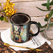 Load image into Gallery viewer, Guardian in Bloom German Shepherd Coffee Mug-3