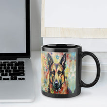 Load image into Gallery viewer, Guardian in Bloom German Shepherd Coffee Mug-7