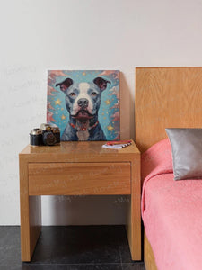 Guardian of Dreams Pit Bull Framed Wall Art Poster-Art-Dog Art, Home Decor, Pit Bull, Poster-3