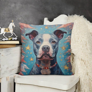Guardian of Dreams Pit Bull Plush Pillow Case-Cushion Cover-Dog Dad Gifts, Dog Mom Gifts, Home Decor, Pillows, Pit Bull-3