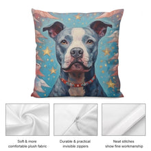 Load image into Gallery viewer, Guardian of Dreams Pit Bull Plush Pillow Case-Cushion Cover-Dog Dad Gifts, Dog Mom Gifts, Home Decor, Pillows, Pit Bull-5