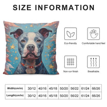 Load image into Gallery viewer, Guardian of Dreams Pit Bull Plush Pillow Case-Cushion Cover-Dog Dad Gifts, Dog Mom Gifts, Home Decor, Pillows, Pit Bull-6
