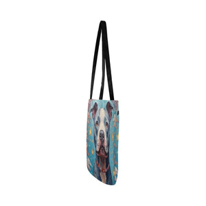 Guardian of Dreams Pit Bull Special Lightweight Shopping Tote Bag-Accessories-Accessories, Bags, Dog Dad Gifts, Dog Mom Gifts, Pit Bull-White-ONESIZE-4