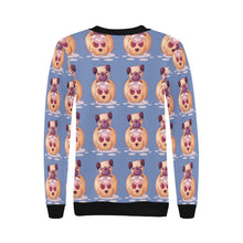 Load image into Gallery viewer, Halloween Pug Love Women&#39;s Sweatshirt-Apparel-Apparel, Pug, Sweatshirt-12