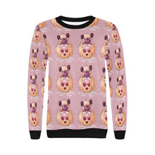 Load image into Gallery viewer, Halloween Pug Love Women&#39;s Sweatshirt-Apparel-Apparel, Pug, Sweatshirt-15