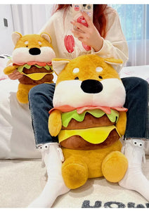 Hamburger Shiba Inu Stuffed Animal Plush Toys-7