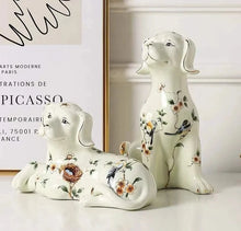 Load image into Gallery viewer, Hand Painted Birdsong Labrador Porcelain Statues-Home Decor-Home Decor, Labrador, Statue-10