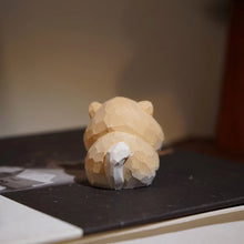 Load image into Gallery viewer, Handmade Wood Carved Blissful Shiba Inu Tiny Figurine-5