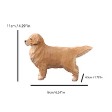 Load image into Gallery viewer, Handmade Wood Carved Golden Retriever Small Statue Figurine-Figurines-Dog Memorial Gifts,Figurines,Golden Retriever-7