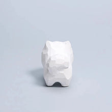 Load image into Gallery viewer, Handmade Wood Carved Samoyed Tiny Figurine-3