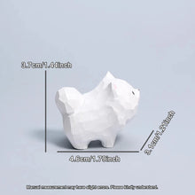 Load image into Gallery viewer, Handmade Wood Carved Samoyed Tiny Figurine-4