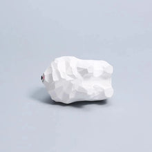 Load image into Gallery viewer, Handmade Wood Carved Samoyed Tiny Figurine-6