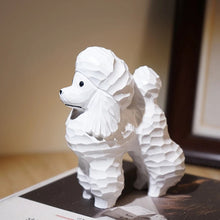 Load image into Gallery viewer, Handmade Wood Carved Standard Poodle Small Statue Figurines-Figurines-Dog Memorial Gifts,Figurines,Poodle-4