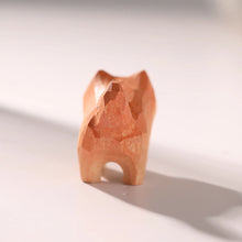 Load image into Gallery viewer, Handmade Wood Carved Standing Shiba Inu Tiny Figurine-2