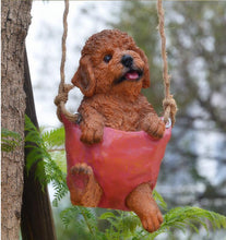Load image into Gallery viewer, Hanging Doodles Love Garden Statues-Home Decor-Dogs, Doodle, Goldendoodle, Home Decor, Labradoodle, Statue, Toy Poodle-6
