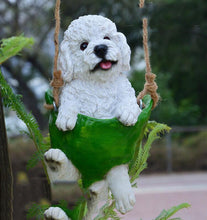 Load image into Gallery viewer, Hanging Doodles Love Garden Statues-Home Decor-Dogs, Doodle, Goldendoodle, Home Decor, Labradoodle, Statue, Toy Poodle-Doodle - White-1