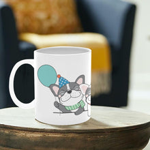 Load image into Gallery viewer, Happy Birthday French Bulldogs Coffee Mug-Mug-Dog Dad Gifts,Dog Memorial Gifts,Dog Mom Gifts,French Bulldog,Mugs-2
