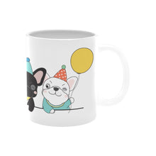 Load image into Gallery viewer, Happy Birthday French Bulldogs Coffee Mug-Mug-Dog Dad Gifts,Dog Memorial Gifts,Dog Mom Gifts,French Bulldog,Mugs-6