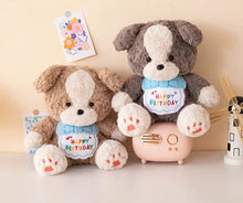 Load image into Gallery viewer, Happy Birthday Pit Bull Stuffed Animal Plush Toys-Stuffed Animals-Pit Bull, Stuffed Animal-5