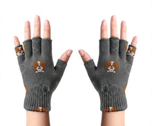 Load image into Gallery viewer, Happy Cavalier Charm Love Touch Screen Gloves