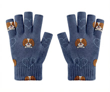Load image into Gallery viewer, Happy Cavalier Charm Love Touch Screen Gloves