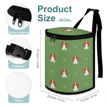 Load image into Gallery viewer, Happy Cavalier King Charles Spaniels Multipurpose Car Storage Bag - 3 Colors-Car Accessories-Bags, Car Accessories, Cavalier King Charles Spaniel-5