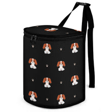 Load image into Gallery viewer, Happy Cavalier King Charles Spaniels Multipurpose Car Storage Bag - 3 Colors-Car Accessories-Bags, Car Accessories, Cavalier King Charles Spaniel-ONE SIZE-Black-7