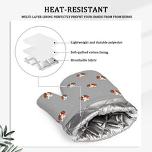 Load image into Gallery viewer, Happy Cavalier King Charles Spaniels Oven Gloves-Kitchen Decor-12
