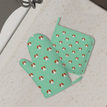 Load image into Gallery viewer, Happy Cavalier King Charles Spaniels Oven Gloves-Kitchen Decor-15