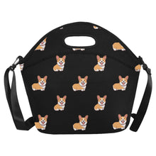 Load image into Gallery viewer, Happy Corgi Delight Neoprene Lunch Bag-Accessories-Accessories,Bags,Corgi,Dog Dad Gifts,Dog Mom Gifts,Lunch Bags-13