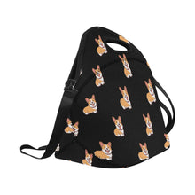 Load image into Gallery viewer, Happy Corgi Delight Neoprene Lunch Bag-Accessories-Accessories,Bags,Corgi,Dog Dad Gifts,Dog Mom Gifts,Lunch Bags-14