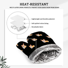 Load image into Gallery viewer, Happy Corgi Delight Oven Mitts and Pot Holder Set-Kitchen Decor-Accessories,Corgi,Dog Mom Gifts-7