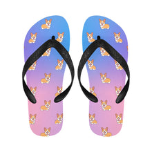 Load image into Gallery viewer, Happy Corgi Delight Unisex Slippers - 7 Gradients-11