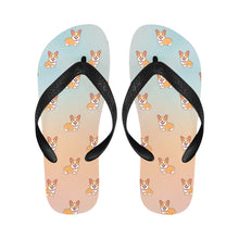 Load image into Gallery viewer, Happy Corgi Delight Unisex Slippers - 7 Gradients-12