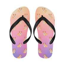 Load image into Gallery viewer, Happy Corgi Delight Unisex Slippers - 7 Gradients-13