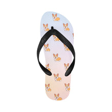 Load image into Gallery viewer, Happy Corgi Delight Unisex Slippers - 7 Gradients-18