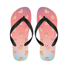 Load image into Gallery viewer, Happy Corgi Delight Unisex Slippers - 7 Gradients-19