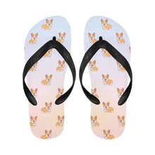 Load image into Gallery viewer, Happy Corgi Delight Unisex Slippers - 7 Gradients-26