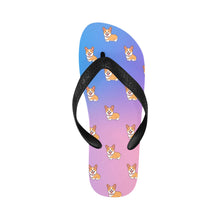 Load image into Gallery viewer, Happy Corgi Delight Unisex Slippers - 7 Gradients-4