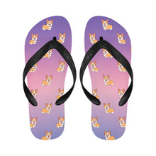 Load image into Gallery viewer, Happy Corgi Delight Unisex Slippers - 7 Gradients-8