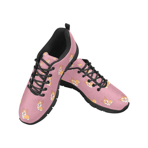 Happy Corgi Delight Women's Breathable Sneakers-16