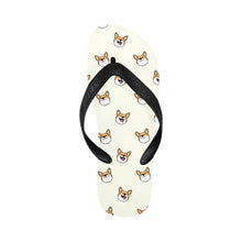 Load image into Gallery viewer, Happy Corgi Fun Unisex Slippers - 7 Gradients-Footwear-Accessories,Corgi,Dog Dad Gifts,Dog Mom Gifts,Slippers-27