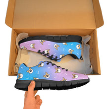 Load image into Gallery viewer, Happy Corgi Fun Women's Breathable Sneakers-21