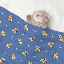 Load image into Gallery viewer, Happy Cute Yellow Labrador Love Blanket for Dog-Pet Furniture-8