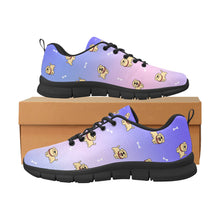 Load image into Gallery viewer, Happy Cute Yellow Labrador Women's Breathable Sneakers - 7 Gradients-2