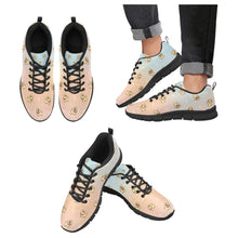 Load image into Gallery viewer, Happy Cute Yellow Labrador Women's Breathable Sneakers - 7 Gradients-CornflowerBlue10-US13-19