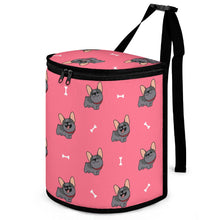 Load image into Gallery viewer, Happy Happy Black French Bulldogs Multipurpose Car Storage Bag-Car Accessories-Bags, Car Accessories, French Bulldog-ONE SIZE-LightCoral-7