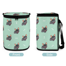 Load image into Gallery viewer, Happy Happy Black French Bulldogs Multipurpose Car Storage Bag-Car Accessories-Bags, Car Accessories, French Bulldog-9